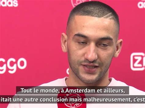 Transferts Ziyech En Route Vers Chelsea Je Ne Sais Pas Quand Je