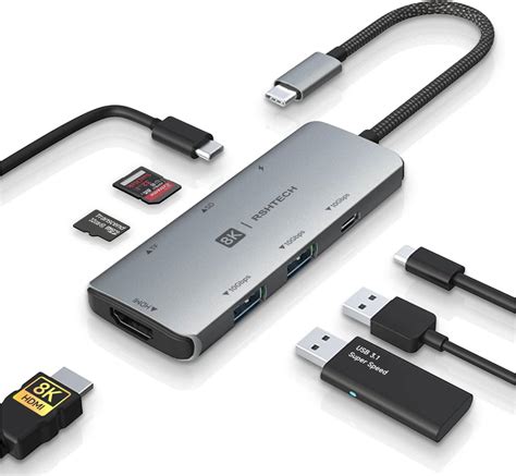 Amazon Hiearcool USB C Hub 8in1 USB C To HDMI 4K 60hz Adapter