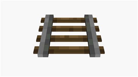 Minecraft Rail 3D Model - TurboSquid 1930432