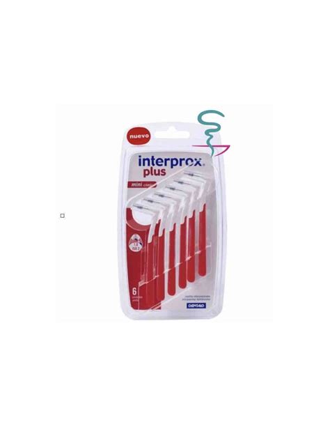 CEPILLO ESPACIO INTERPROXIMAL INTERPROX PLUS MINI CONICO 6 U