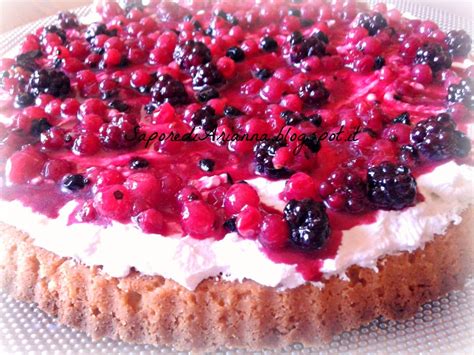 Crostata Con Crema Al Mascarpone Cioccolato Bianco E Frutti Di Bosco