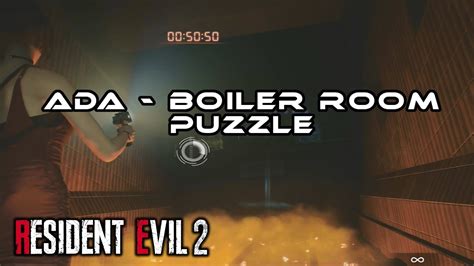 Resident Evil 2 RE2 Remake I Ada Boiler Room Puzzle Solution YouTube