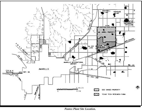 Pantex Plant Maps