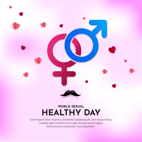 Elegant World Sexual Health Day Design Vector With Gender Icons Isolated On Pink Background