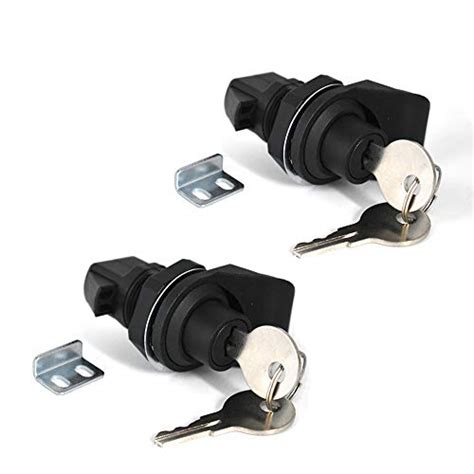 Lot de 2 verrous à bouton poussoir pour boîte à outils électronique de