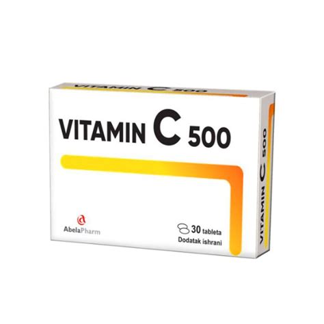 Vitamin C 500mg 30 Tableta Povoljna Cena Online Apoteka Hiper Rs