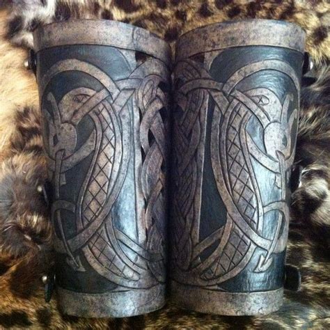 Viking Celtic Dragon Leather Armor Set