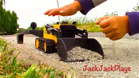 Tonka Steel Trencher Backhoe Toy Unboxing Construction Vehicles For