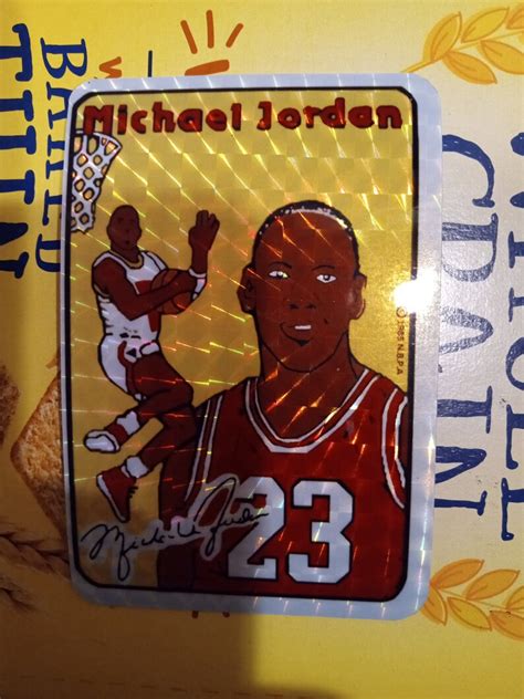 Michael Jordan 1985 Jewel Prism Bueatiful Reprint Etsy