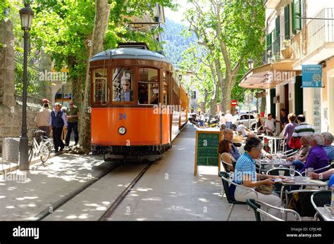 A Soller tram Stock Photo - Alamy