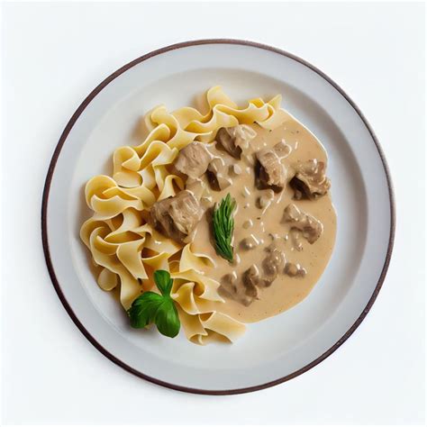 Beef Stroganoff Plated Michelin Star Restaurant Beef Stroganoff Beef Pasta Fine Dining Plating