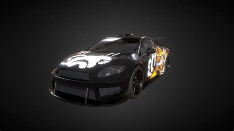 Mitsubishi Eclipse GT Widebody 3D Model Kumarindustriesagro