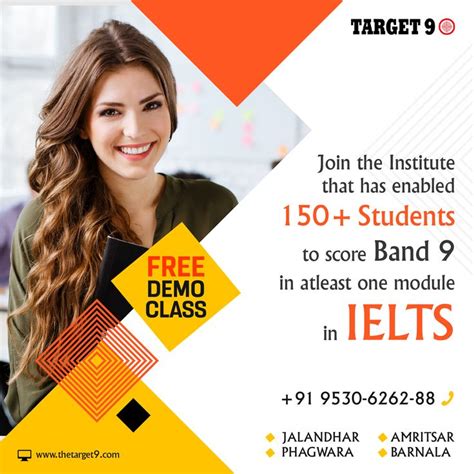 Join Best Ielts Institute Of Punjab Ielts Education Poster Design