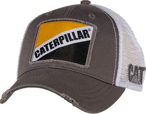 Caterpillar Cat Gray Twill W Patch Cap Clothing