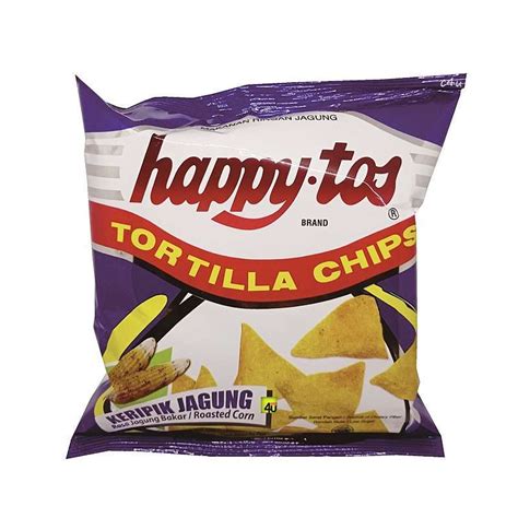 Promo Happytos Tortilla Chips Rasa Jagung Bakar Gr Kecil Diskon