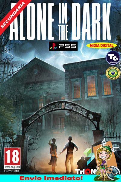 Alone in the Dark PS5 Secundaria Tróia Games Locadora