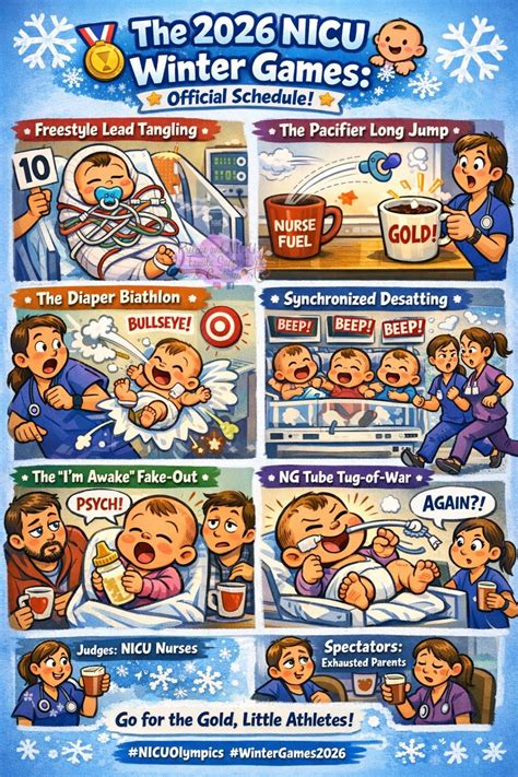 Preemie - The 2026 NICU Winter Games: Official Schedule 🏅👶 ️ Forget ...