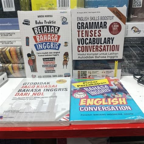 Jual Paket Buku Praktis Belajar Bahasa Inggris Grammar Tenses