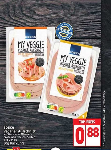 Edeka My Veggie Veganer Aufschnitt Angebot Bei Simmel