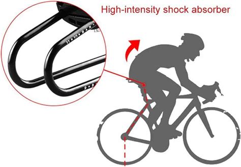 Bicycle Seat Shock Absorber Bike Saddle Suspension Device With Clear