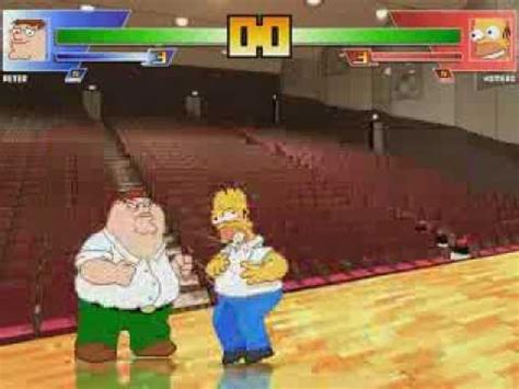 MUGEN Peter Griffin VS Homer Simpson YouTube