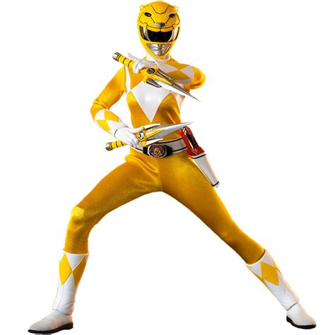 Mighty Morphin Power Rangers Yellow Ranger Th Scale Action Figure