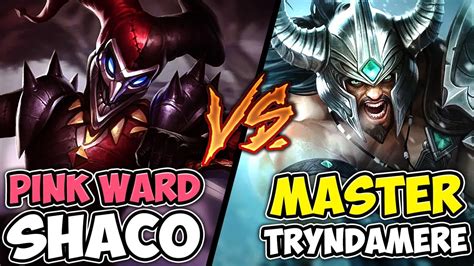 PINK WARD VS MASTER TRYNDAMERE ONE TRICK WHO WINS League Of