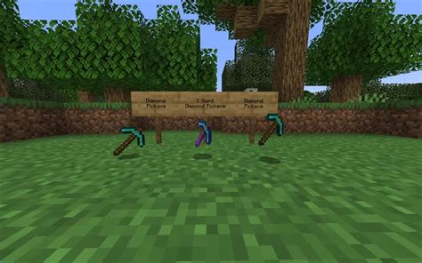 Custom Pickaxes Minecraft Data Pack