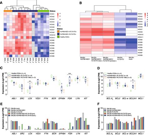 Gene Expression Analysis The Heatmaps Show Unsupervised Hierarchical