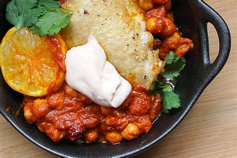 Spicy And Tender Harissa Chicken With Chickpeas