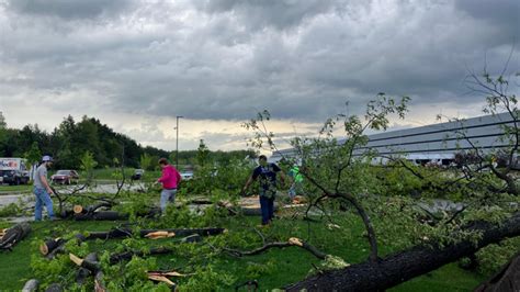 Tornado Pushes Through Portage Severely Damaging Fedex Facility And