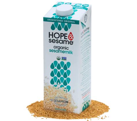 Hope And Sesame Unsweetened Original Sesame Milk Set Of 6