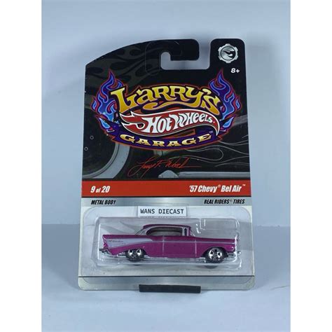 Jual Hot Wheels Larrys Garage Chevy Bel Air Prwmium Muscle Car Pink Shopee Indonesia