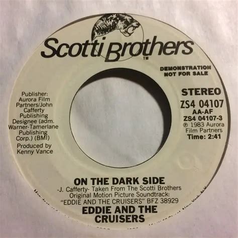 On The Dark Side - John Cafferty & The Beaver Brown Band | 7inch ...