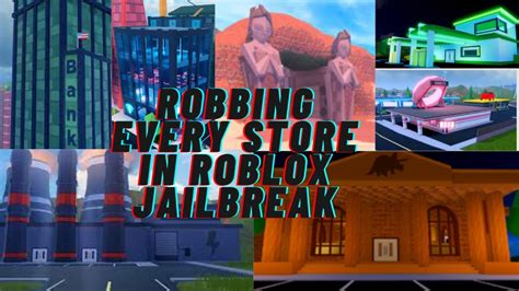 Robbing Every Store In Roblox Jailbreak Youtube