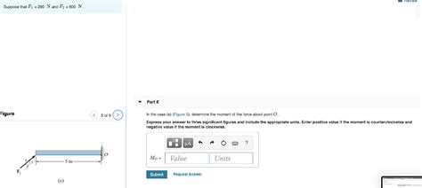 Solved Suppose that Fi = 280 N and F = 600 N. Part E | Chegg.com
