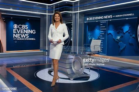 Norah Odonnell On The New Set Of Cbs Evening News With Norah Odonnell News Photo Getty Images