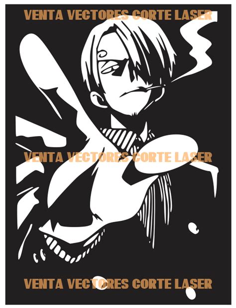 Fichier Stl One Piece Sanji Wall Art Decoration Anime D Printing