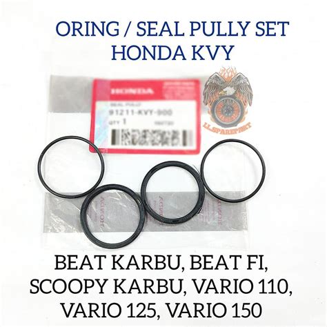 Jual Seal Sil Oring Set Pully Honda Kvy Kualitas Asli Original Beat Fi