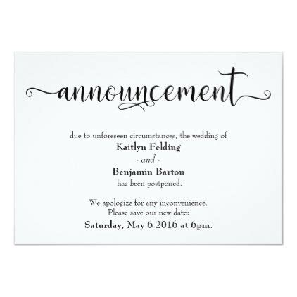 Wedding Announcement Without Invitation Jenniemarieweddings