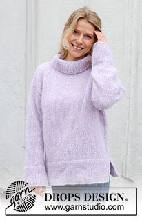 Lavender Story Drops Gratis Strikkeopskrifter Fra Drops Design