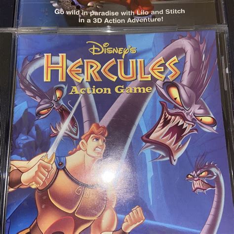 Vtg Disney Interactive Pc Video Game Lot Of 3 Hercules Aladdin Lilo And