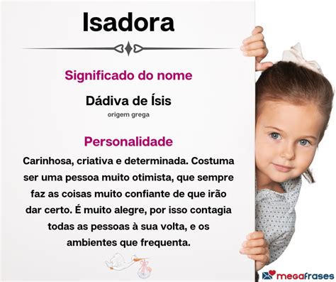 Significado Do Nome Isadora 🤔 Curiosidades 👀 Mensagens 👼