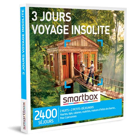 Smartbox Coffret Cadeau Joursvoyage Insolite S Jours