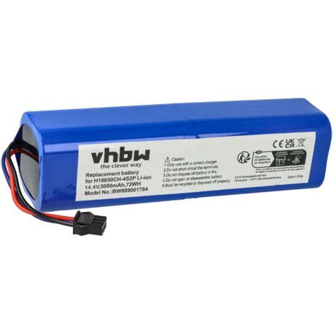 Vhbw 1x Batteria Compatibile Con Arnagar S8 S8 Pro Home Cleaner