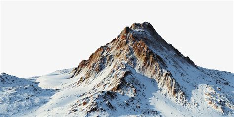 Montaña de nieve Modelo 3D 18 unknown Free3D