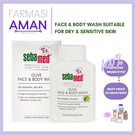 Sebamed Sensitive Skin Olive Face And Body Wash 200ml Shopee Malaysia