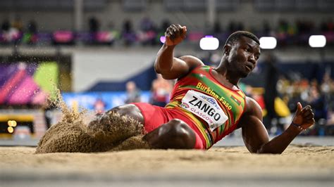 Triple Saut Hommes Médaille d Or pour Hugues Fabrice Zango Mondiaux