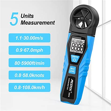 Snapklik.com : Handhled Anemometer, Digital Wind Speed Meter, Wind ...