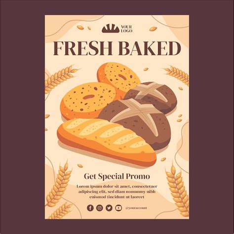 Free Vector Bakery Hand Drawn Flat Label Or Badges